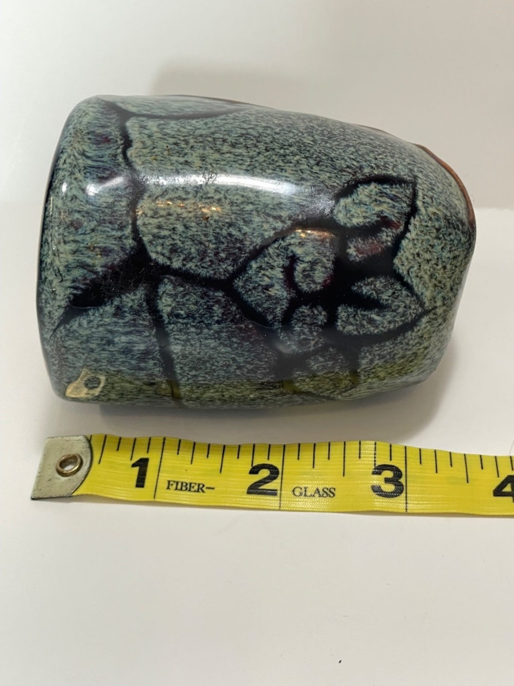Brand New Artisan Ceramic Salt & Pepper Shakers - Teal Crackle Glaze - Picture 8 of 11